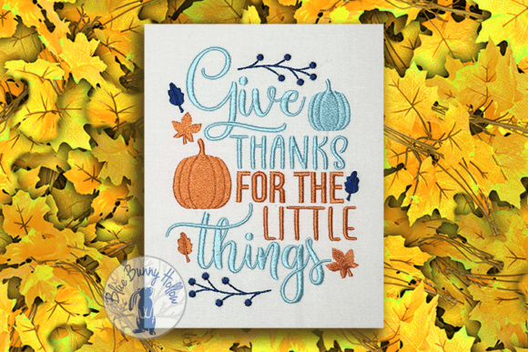 Give Thanks for the Little Things Design Review