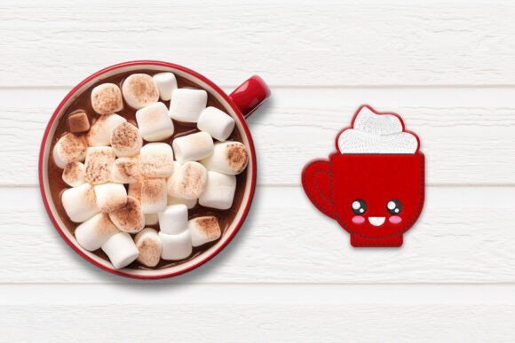 Kawaii Cartoon Hot Cocoa ITH Feltie Review