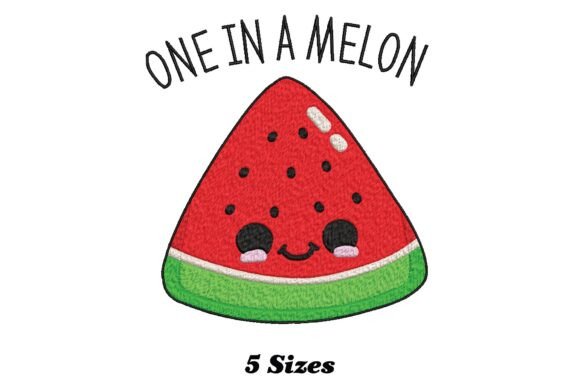 One in a Melon Funny Watermelon Design Review