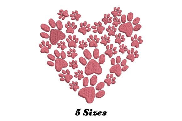 Review: Beautiful Love Paw Embroidery Design
