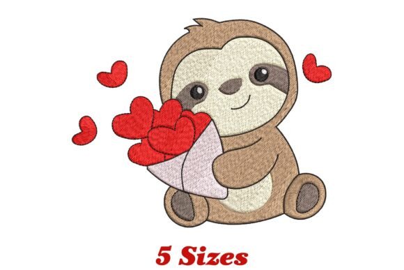 Valentine S Sloth Embroidery Review